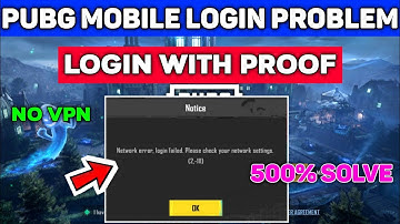 4.0 UPDATE 🤩 PUBG LOGIN PROBLAM | PUBG GLOBAL LOGIN PROBLEM | PUBG MOBILE LOGIN PROBLEM