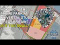 How big is the theme park at universal studios great britain