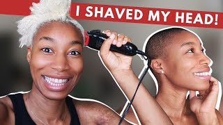 Watch me SHAVE MY HEAD! Buzzcut / Big Chop / Bald-Headed (2024)