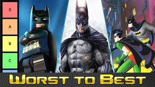 Worst To Best: Batman Video Games (Tier List)