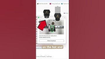 How to fix Nozzle Temperature Malfunction Bambu A1 #bambulab #a1