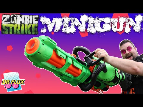 Nerf Zombie Strike Doominator! Épica Shotgun Estilo Minigun 
