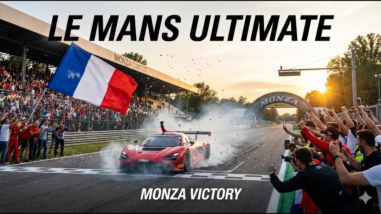 victoire monza sous la pluie bonne course avec fair-play +replay  (LMU)