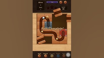 Roll the Ball slide puzzle Star Level 60 Solution