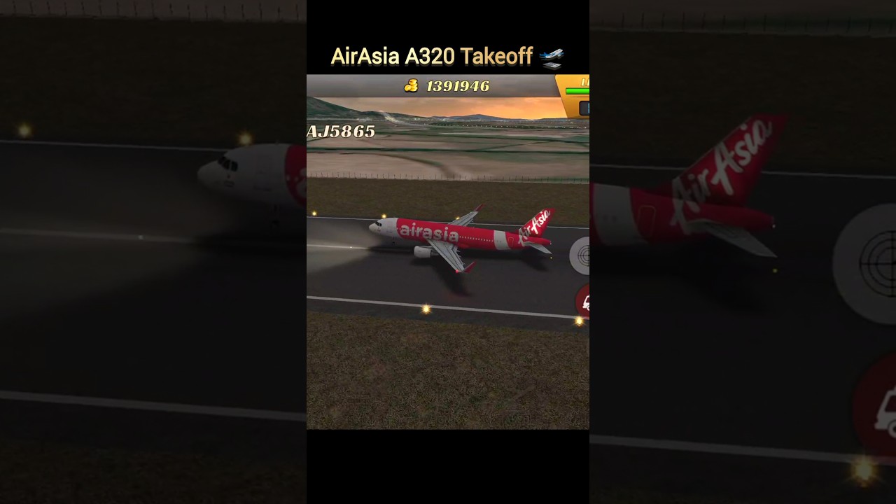 AirAsia A320 Takeoff To Singapore 🛫🔥 