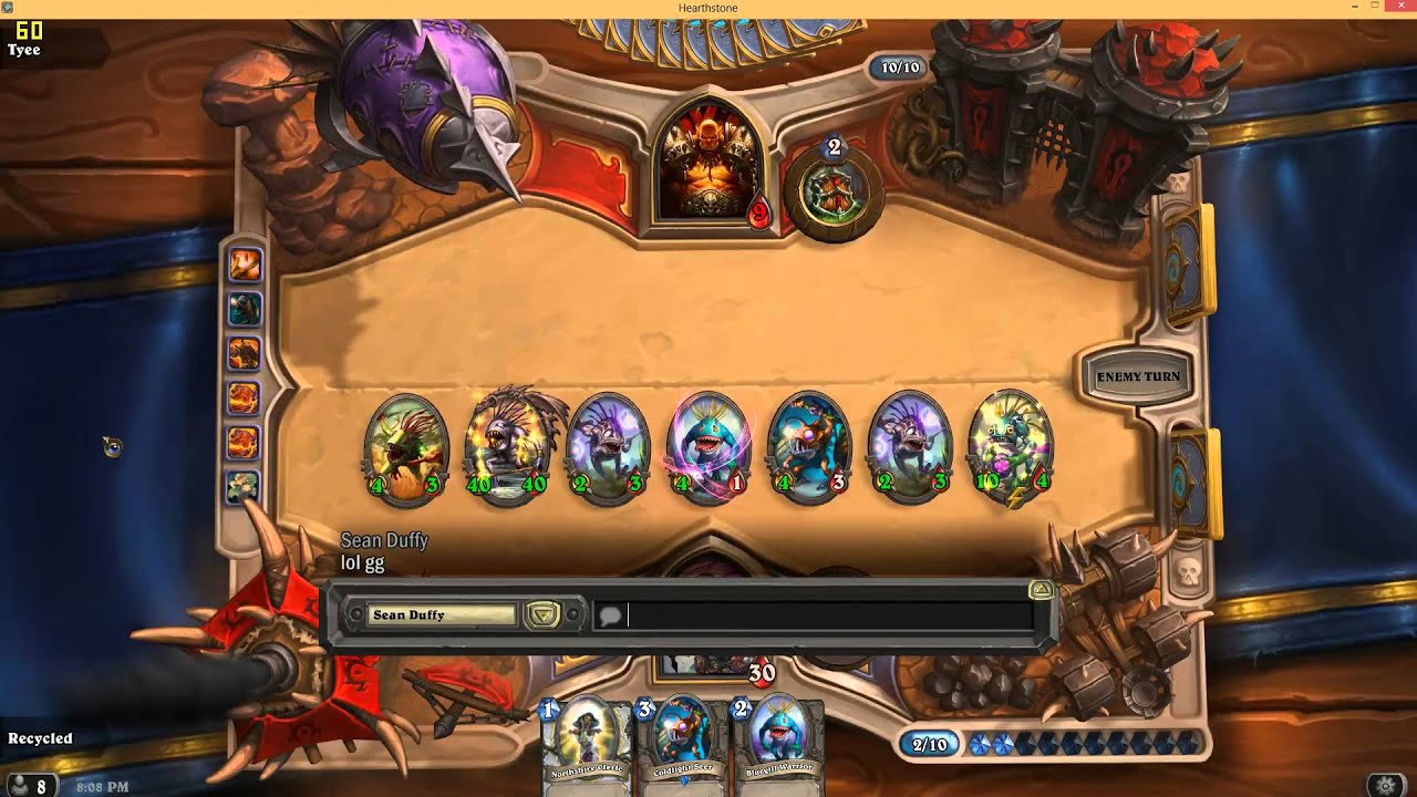 Hearthstone Epic Murloc deck 40/40 Legendary