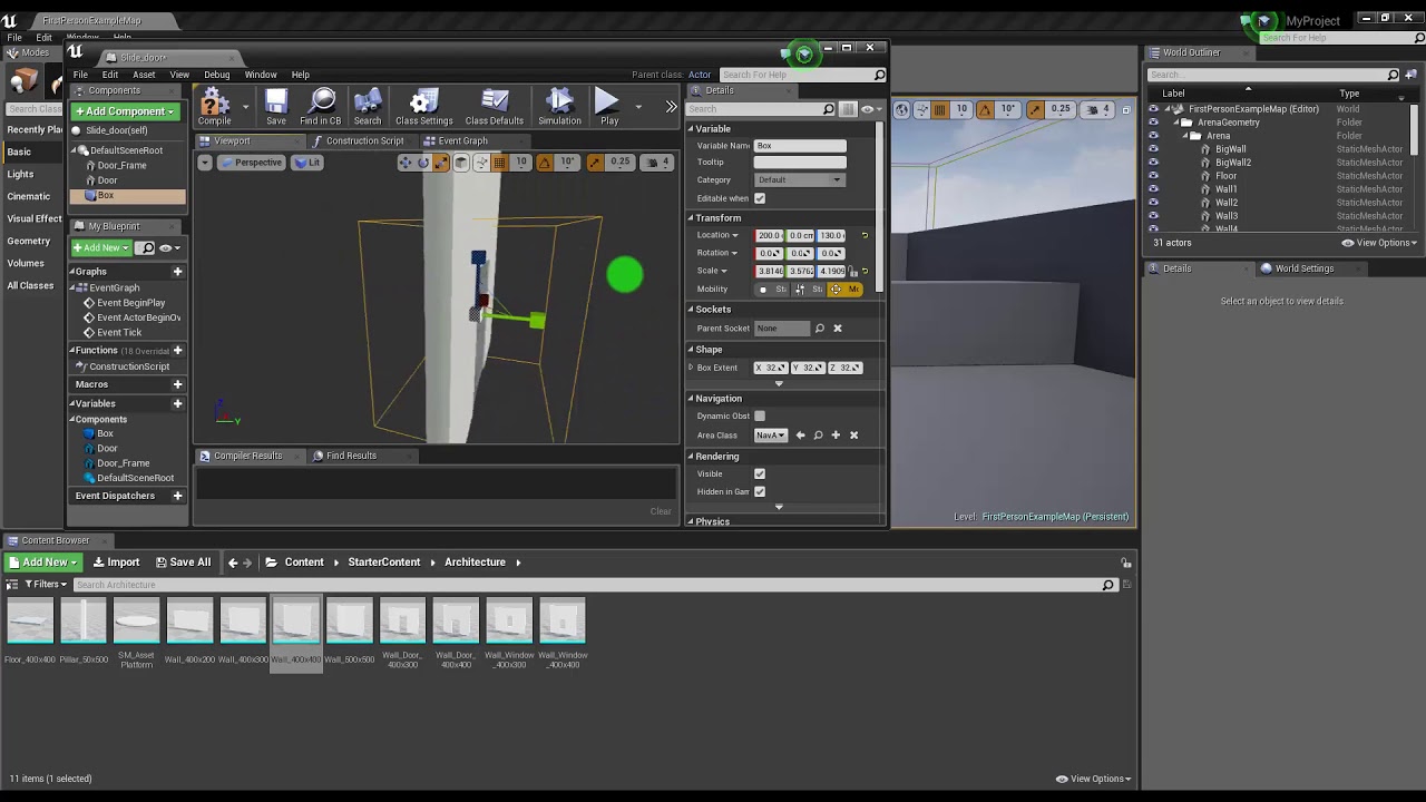 UE4 Door Tutorial - YouTube