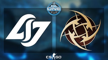CS:GO - CLG vs. NiP [Mirage] - ESL One 2015 Katowice - Group A