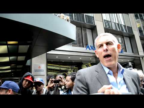 Warner Music Group's CEO, Lyor Cohen, joins the crowd outside of Atlantic Records and responds to the controversy behind Lupe Fiasco's album release. March 8th - Support Lasers! lupefiasco-lupend.blogspot.com www.the-ultrasound.com