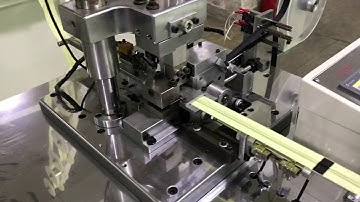 Nylon zipper film welding machine