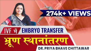 Embryo Transfer in IVF ? Blastocyst Transfer ! भ्रूणस्थानांतरण