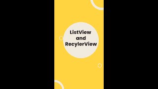 Difference between Listview and Recyclerview in Android