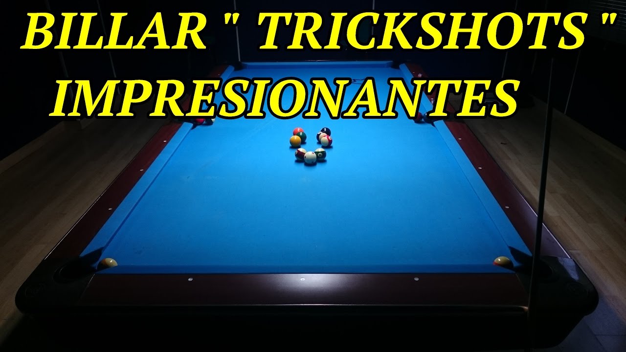 billiards trickshots II. billar fantasia YouTube