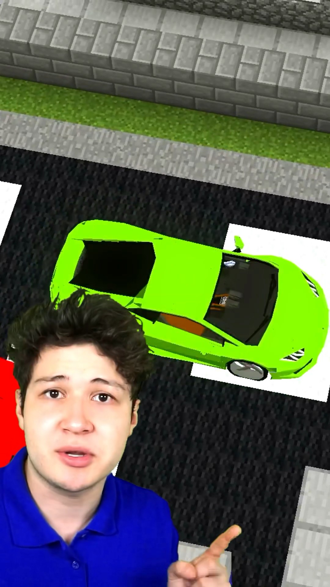 Minecraft pero Juego con Coches! ?⛏️ #YoCreoEnUNITEC #publicidad @unitec