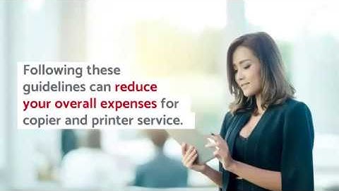 How to Choose the Right Copier Service Contract
