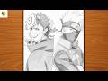 How to Draw Obito VS Kakashi |Naruto Character drawing step by step|Easy anime drawing for beginners
