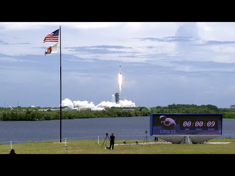 International Space Station (ISS) Resupply: SpaceX CRS 22 - Isolated Launch Views