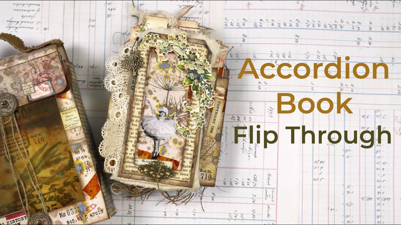 Book Lovers Junk Journal Flip Through. - Alanda Craft