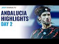 Lopez, Alcaraz & Davidovich Fokina Feature | Andalucia 2021 Day 2 Highlights