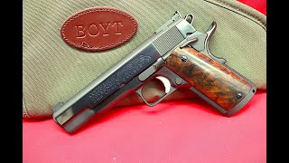 Ted Yost Pinnacle Grade 1976 Colt 1911 Government 9mm -- Magwell,  Square Guard &amp; BoMar