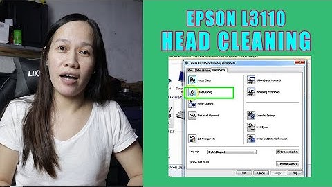 EPSON L3110 HEAD CLEANING SUPER EASY