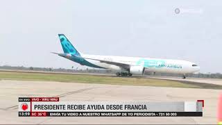 Llegó La Ayuda Desde Francia, El Avión Aterrizó Este Sábado En Viru Viru