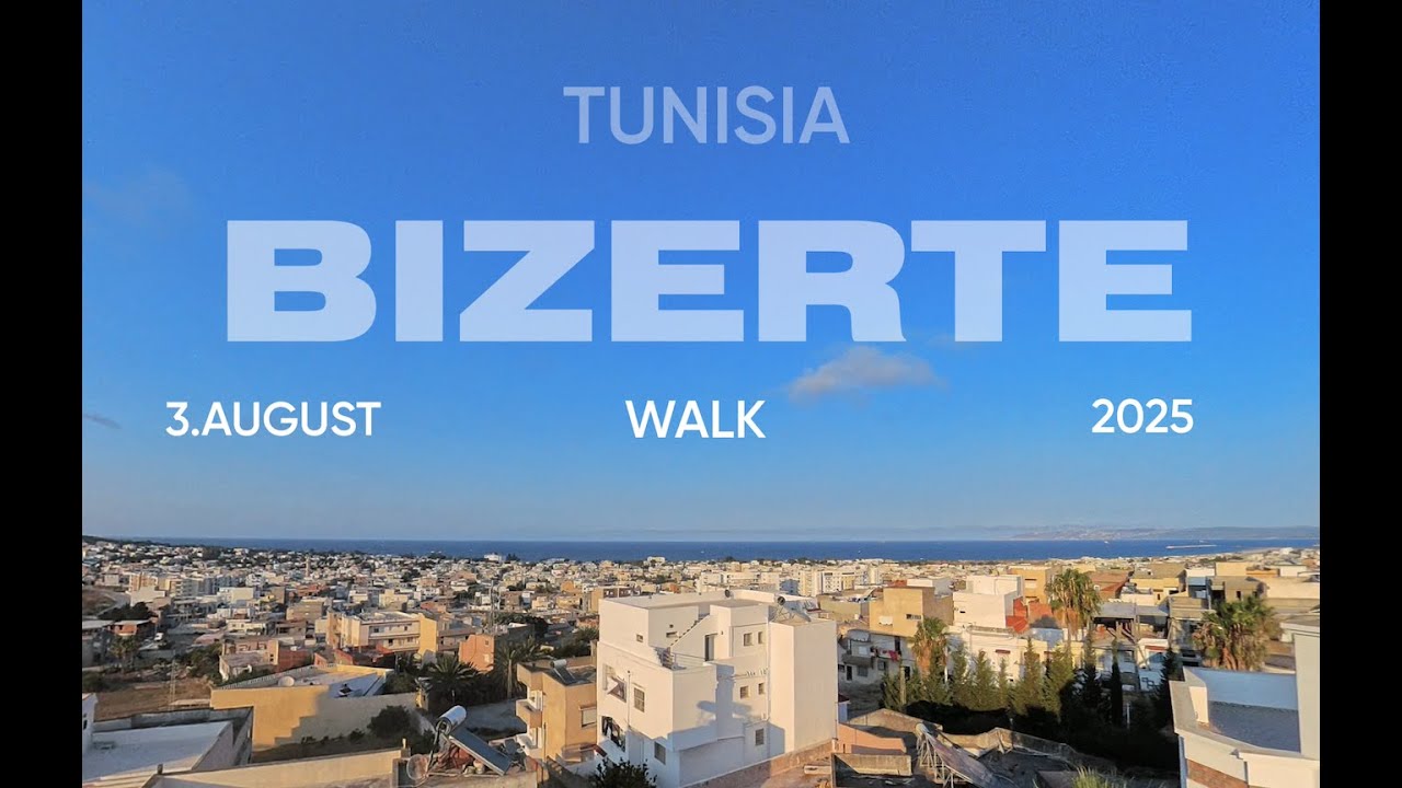 BIZERTE - TUNISIA - 4 HOUR WALKING TOUR 2025 - 4K