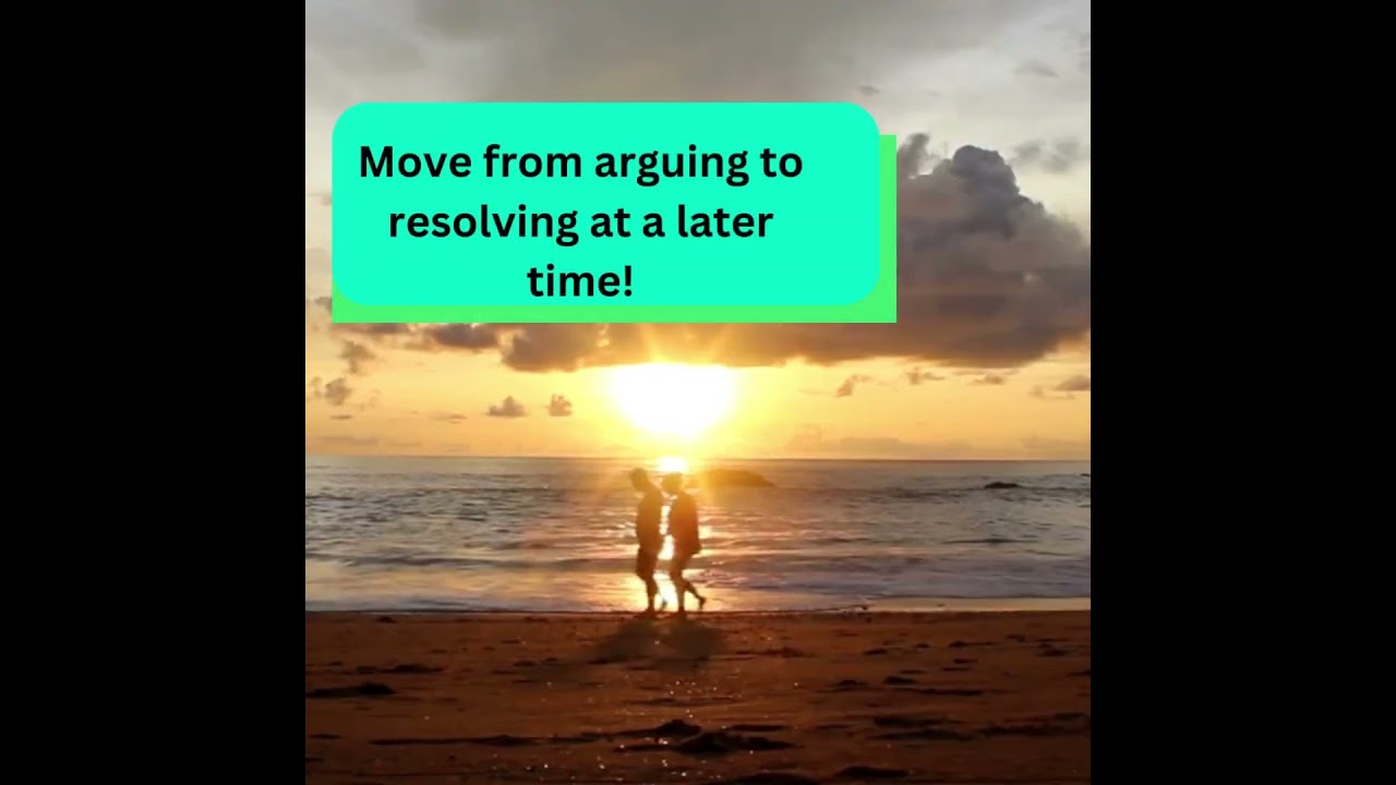 Managing conflict in a relationship!