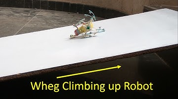 Wheg climbing robot -- version 2 - a simple experiment