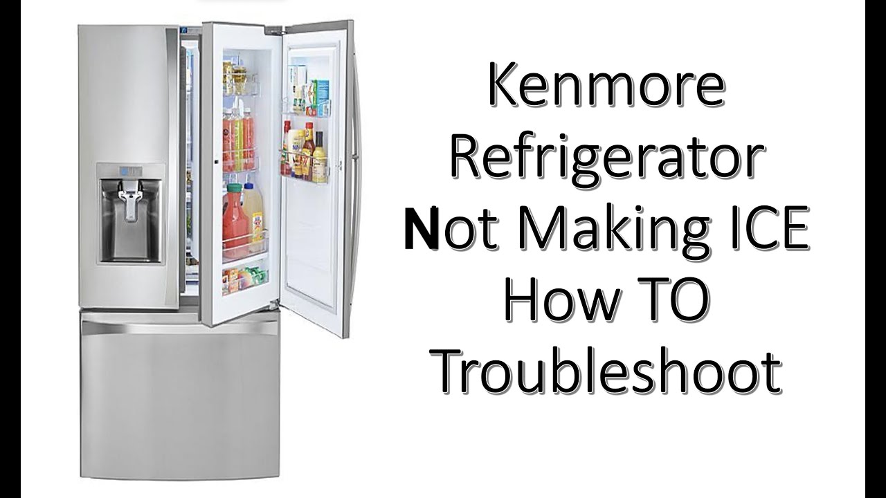 25+ Kenmore refrigerator ice maker stuck on crush information