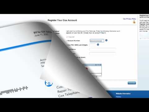 Cox High Speed Internet - How to Activate Your Cox.net Account