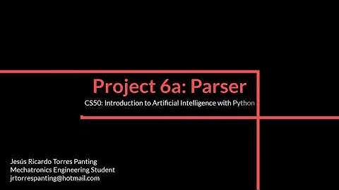 Project 6a: Parser