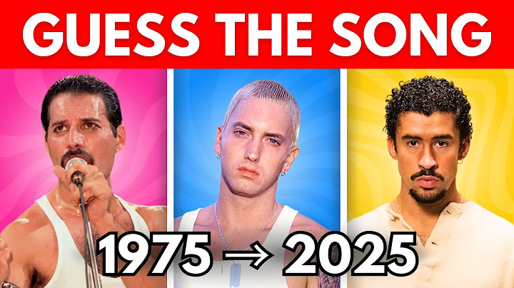 Guess the Song 🎵 | One Song per Year 1975-2025 | Music Quiz