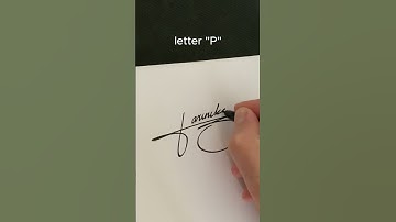 How to write the letter“P"#signature calligraphy lettering #calligraphy #art#signatureideas
