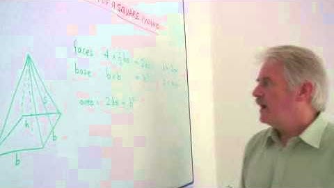 How to Calculate the Surface Area of a Square Pyramid