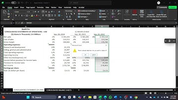 Horizontal Analysis on Income Statements and Balance Sheets