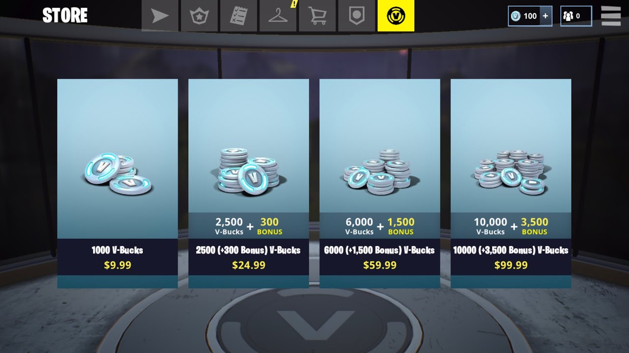 how to purchase v bucks and customization items in fortnite mobile - fortnite game ps4 store