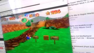 How to do a cheat on super mario 64 pc