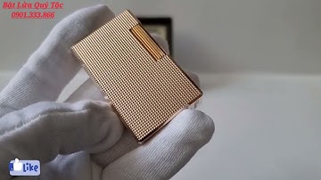 S.T Dupont Ligne 1 Gold Plated - Vân Kim Cương Nhỏ - Like new full box