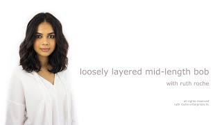 Loosely Layered Mid Length Bob