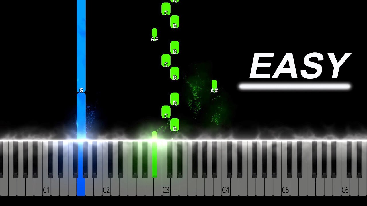 G Minor Bach Easy Piano Tutorial G Minor Bach Easy Piano Tutorial