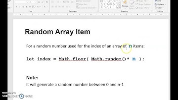 Random Array Item JavaScript