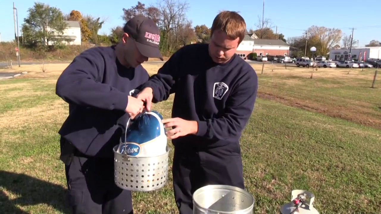 Deep Frying Turkey Safety Salisbury Fire Department YouTube
