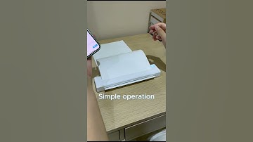 No ink,no dirty hands👐#newyes #newyesprinter #a4printer #portable