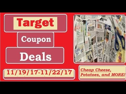 Target Couponing Deals-11/19/17-11/22/17- CHEAP Potatoes & Cheese!