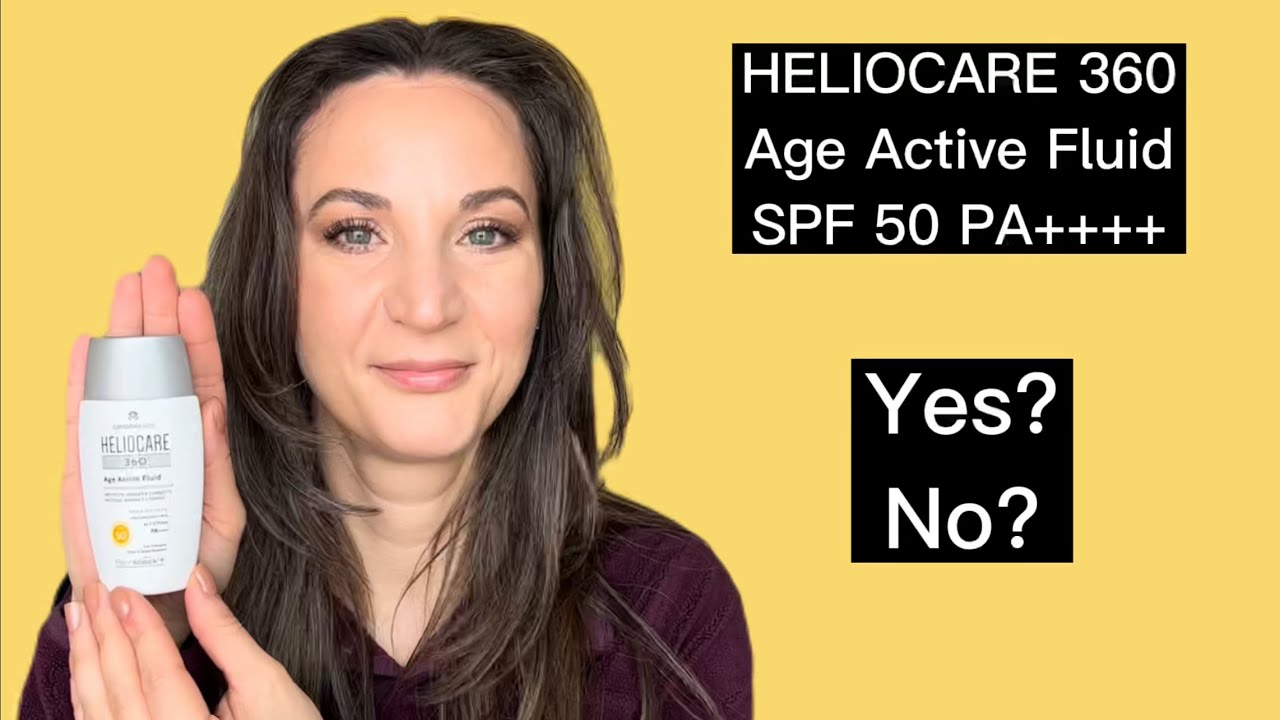 HELIOCARE 360 Age Active Fluid SPF50 PA++++ || Review, Demo AND 4 Hour Check-In