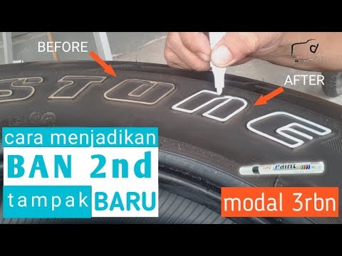 cara Pakai Spidol Ban TOYO spidol ban TOYO PAINT Indonesia Halo para subscriber dan penonton Setia c. 