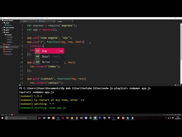 Node JS Tutorial for Beginners #28 - Middleware & Static Files