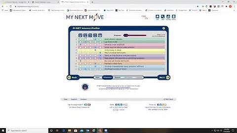O*NET Interest Profiler - Matching Interests to Careers!
