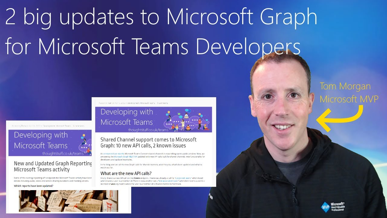 2 big updates to Microsoft Graph for Microsoft Teams Developers
